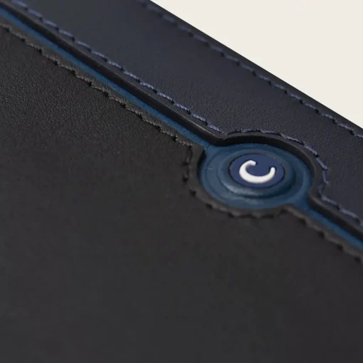 Men Cuadra Wallets-Black Bovine Leather Wallet
