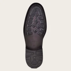 Men Cuadra Dress Boots-Black Deer Leather Chelsea Boots By Franco