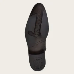 Men Cuadra Urban & Casual Boots-Black Stingray Leather Men'S Boots By Franco