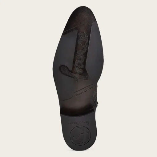 Men Cuadra Urban & Casual Boots-Black Stingray Leather Men'S Boots By Franco