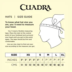 Women Cuadra Hats-Blue Hat With Embroidered Headband