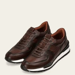 Men Cuadra Sneakers-Brown Deer Leather Sneaker
