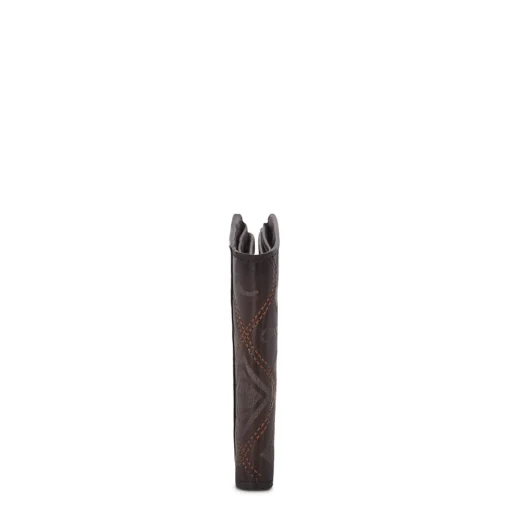 Men Cuadra Wallets-Brown Handmade Engraved Leather Wallet