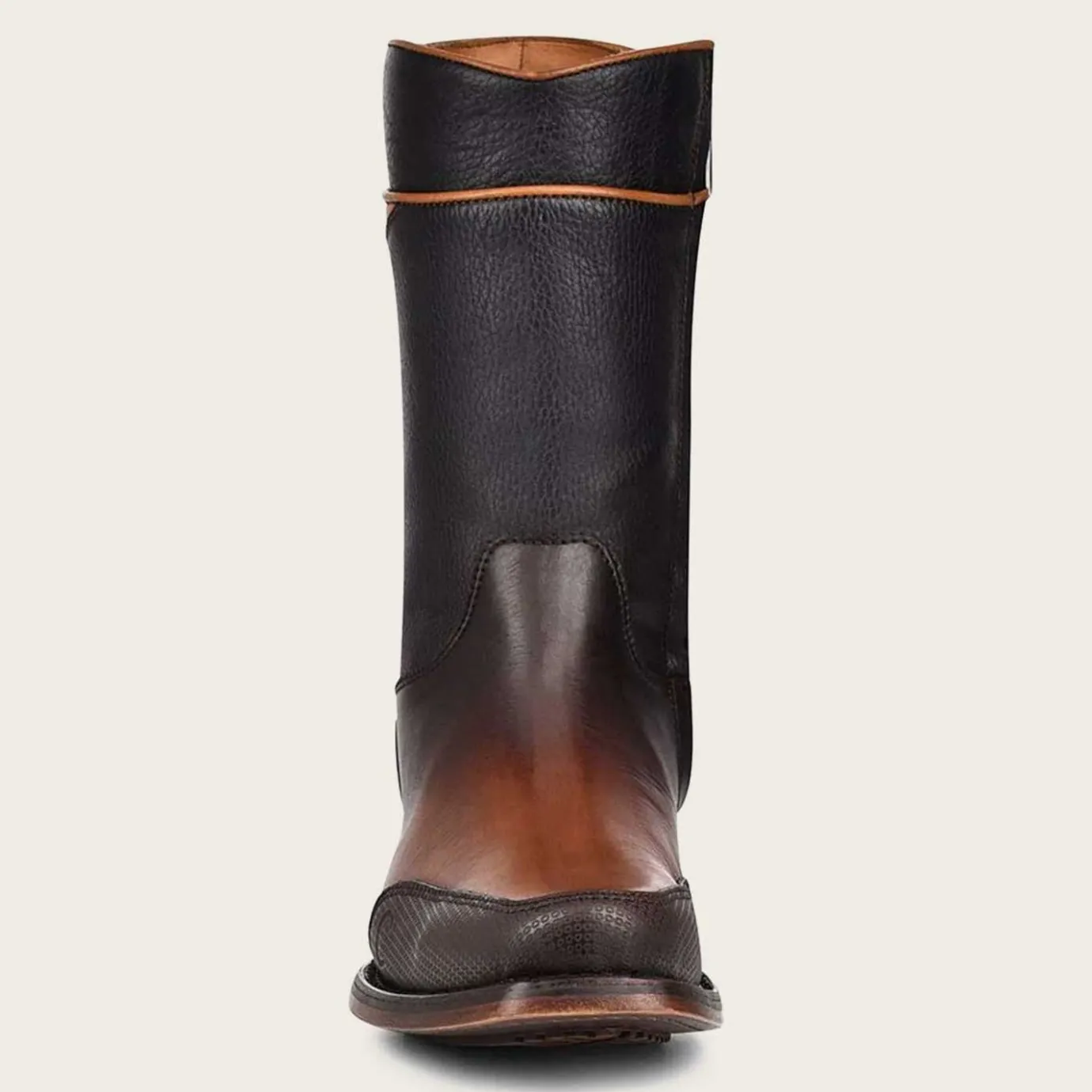 Men Cuadra Urban & Casual Boots-Brown Hand-Painted Engraved Dress Boots