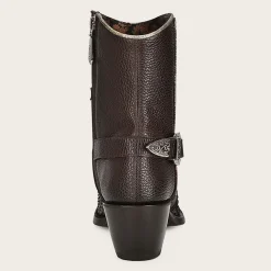 Women Cuadra Ankle Boots & Booties-Brown Western Exotic Leather Bootie