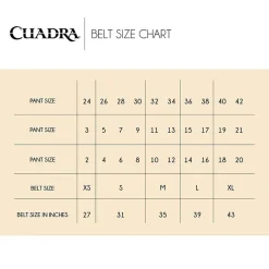 Women Cuadra Belts-Casual Brown Leather Cowboy Belt