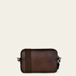 Men Cuadra Handbags-Dark Brown Exotic Leather Shoulder Bag