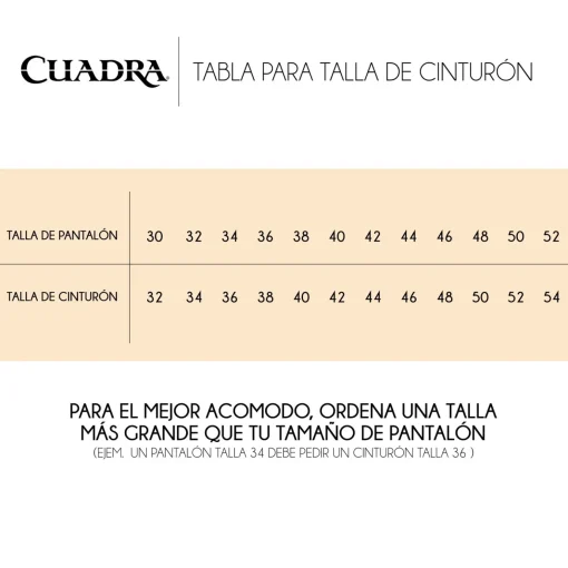 Men Cuadra Belts-Engraved Exotic Honey Leather Belt