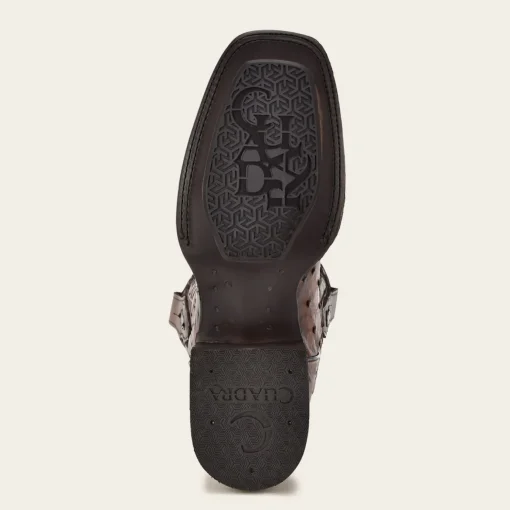 Men Cuadra Western Boots-Engraved Honey Exotic Leather Boot