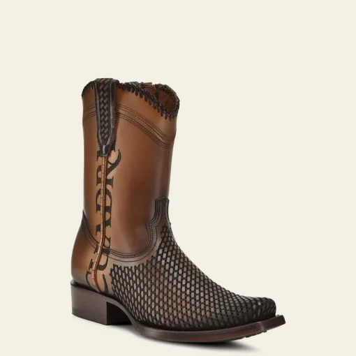 Men Cuadra Urban & Casual Boots-Engraved Honey Leather Casual Boot