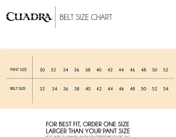 Men Cuadra Belts-Engraved Honey Urban Leather Belt