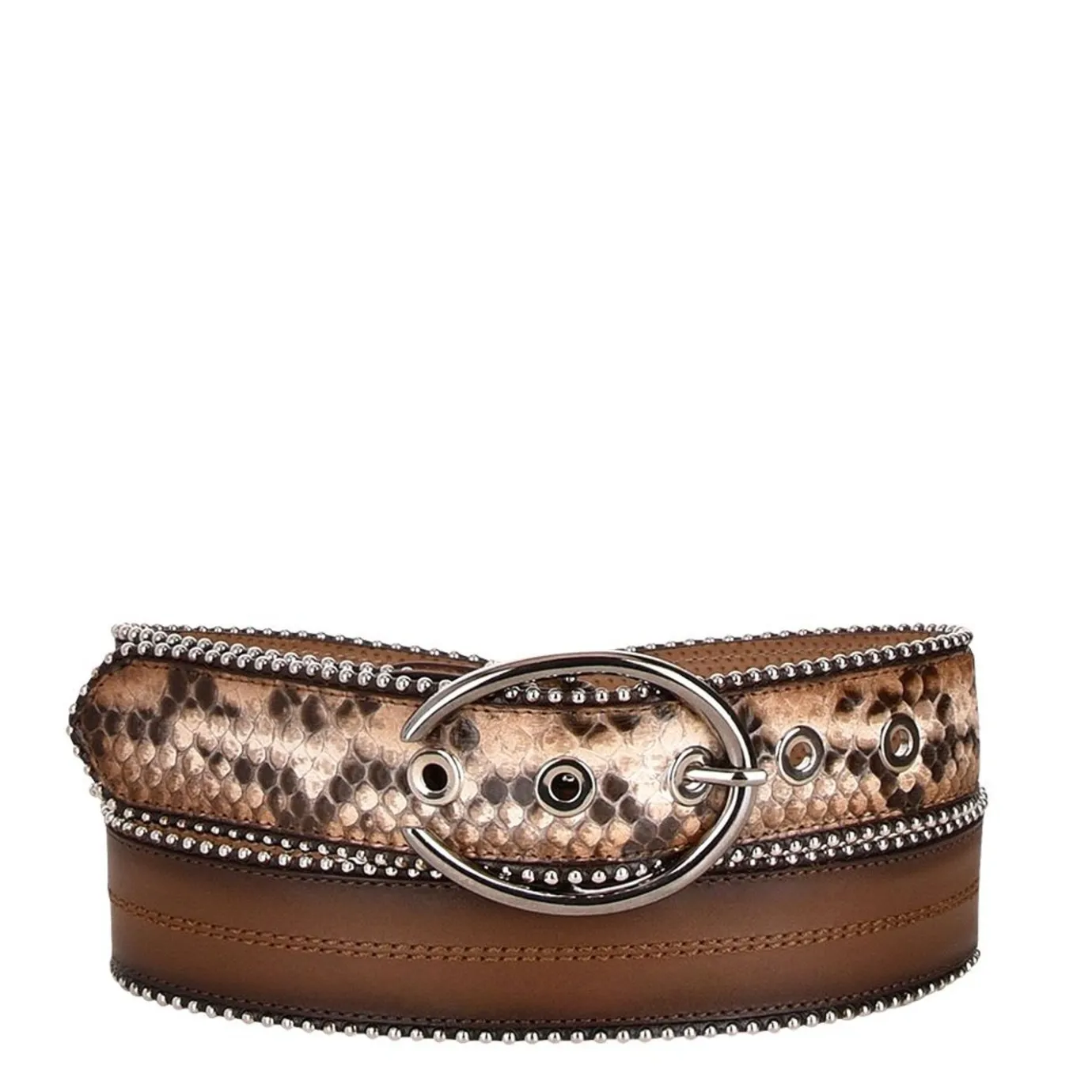 Women Cuadra Belts-Exotic Honey Leather Belt
