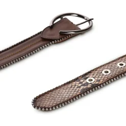 Women Cuadra Belts-Exotic Honey Leather Belt