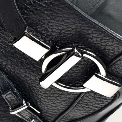 Women Cuadra Ankle Boots & Booties-Genuine Deer Black Leather Bootie