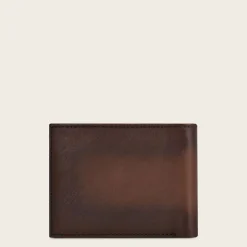 Men Cuadra Wallets-Gradient Brown Bovine Leather Wallet