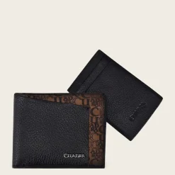 Men Cuadra Wallets-Handmade Bifold Black Leather Wallet