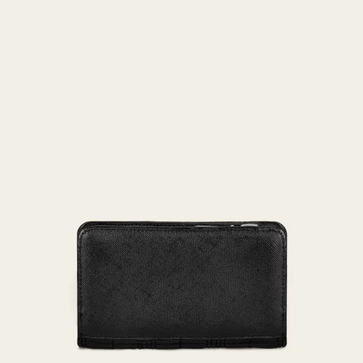 Women Cuadra Wallets-Handmade Black Sheep Leather Wallet