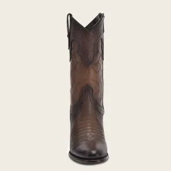 Women Cuadra Western Boots-Handmade Brown Traditional Western Leather Boot