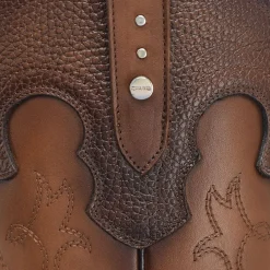 Women Cuadra Western Boots-Handmade Brown Traditional Western Leather Boot