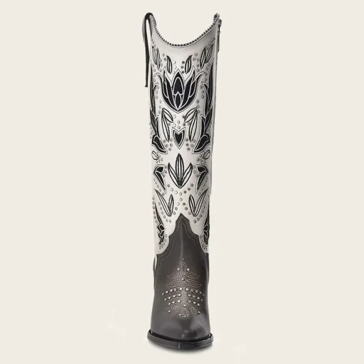 Women Cuadra Western Boots-Handmade Traditional Western Oxford Leather Cowgirl Boot