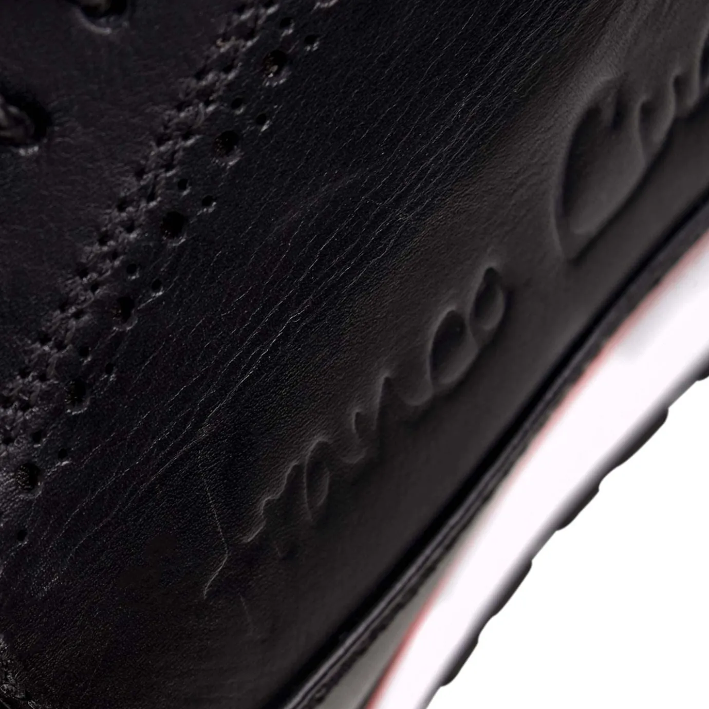 Men Cuadra Sneakers-Hand-Painted Black Exotic Leather Sneakers