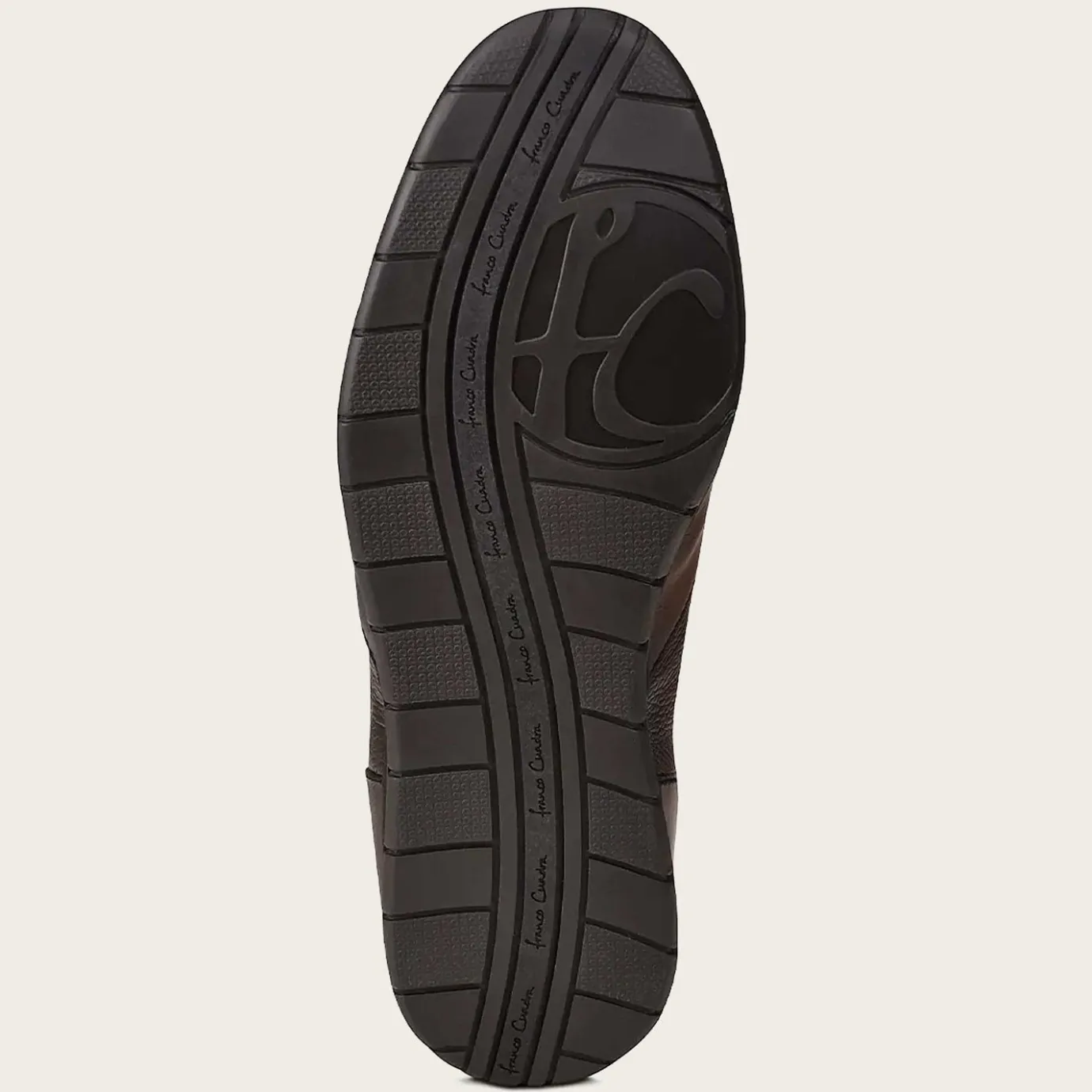 Men Cuadra Sneakers-Hand-Painted Brown Bristol Leather Sneakers