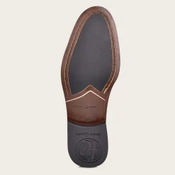 Men Cuadra Dress Boots-Hand-Painted Honey Leather Boot With Handwoven Application