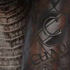 Men Cuadra Western Boots-Hand-Painted Traditional Exotic Dark Brown Leather Boot