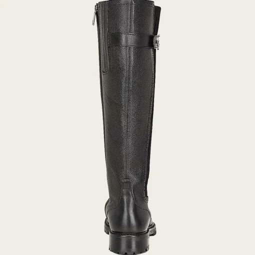 Women Cuadra Tall & Knee-High Boots-High Boot Black Bovine Leather Boot