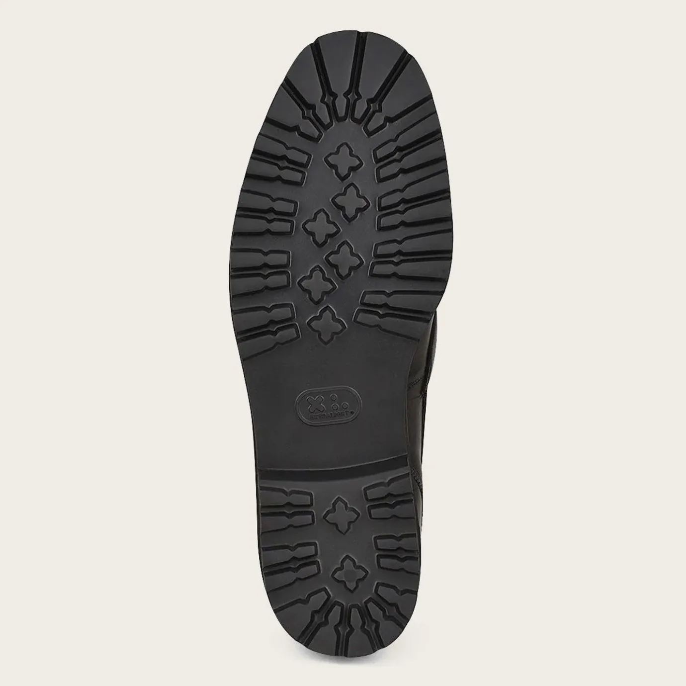 Men Cuadra Loafers & Driving Shoes-Men Loafer Shoe In Black Genuine Stingray Leather