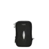 Men Cuadra Handbags-Mens Black Exotic Leather Cross Bag