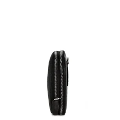 Men Cuadra Handbags-Mens Black Exotic Leather Cross Bag
