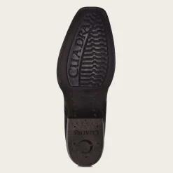 Men Cuadra Urban & Casual Boots-Mens Brown Leather Boots With Engraved Detail