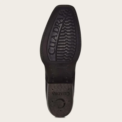 Men Cuadra Urban & Casual Boots-Mens Brown Leather Boots With Engraved Detail