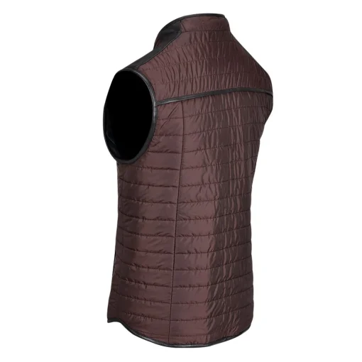 Men Cuadra Vests-Mens Doble View Blue Leather Vest