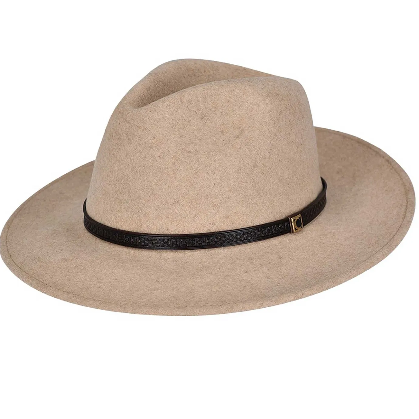 Women Cuadra Hats-Sand Color Safari Wool Hat
