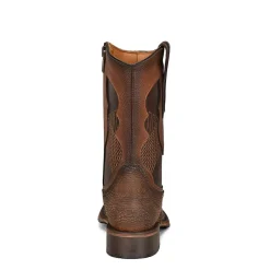 Men Cuadra Urban & Casual Boots-Urban Brown Genuine Shark Leather Boot